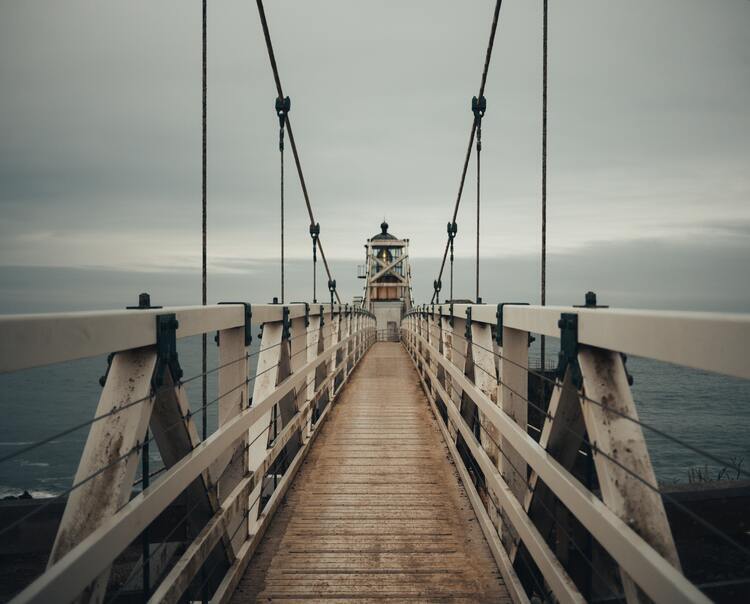 bridge to lighthouse